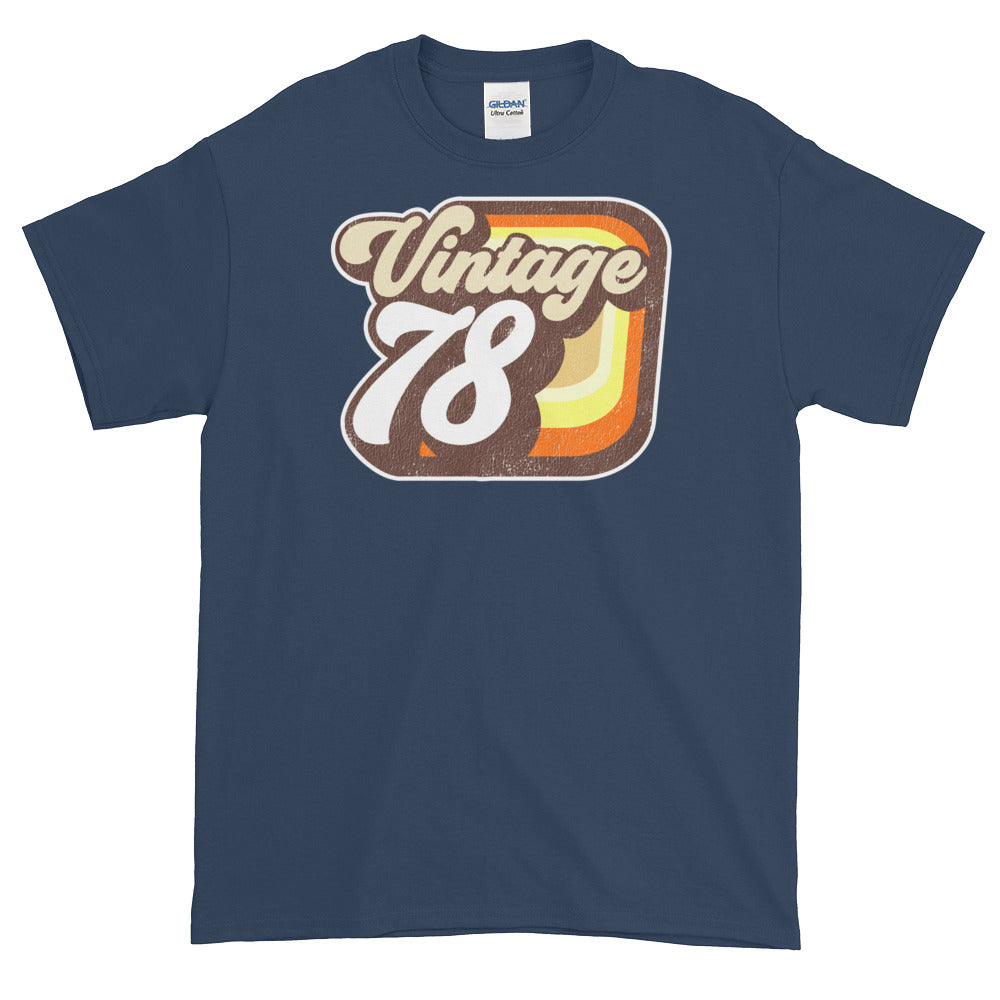 Vintage 1978 Retro Birthday Short-Sleeve T-Shirt - Styleuniversal