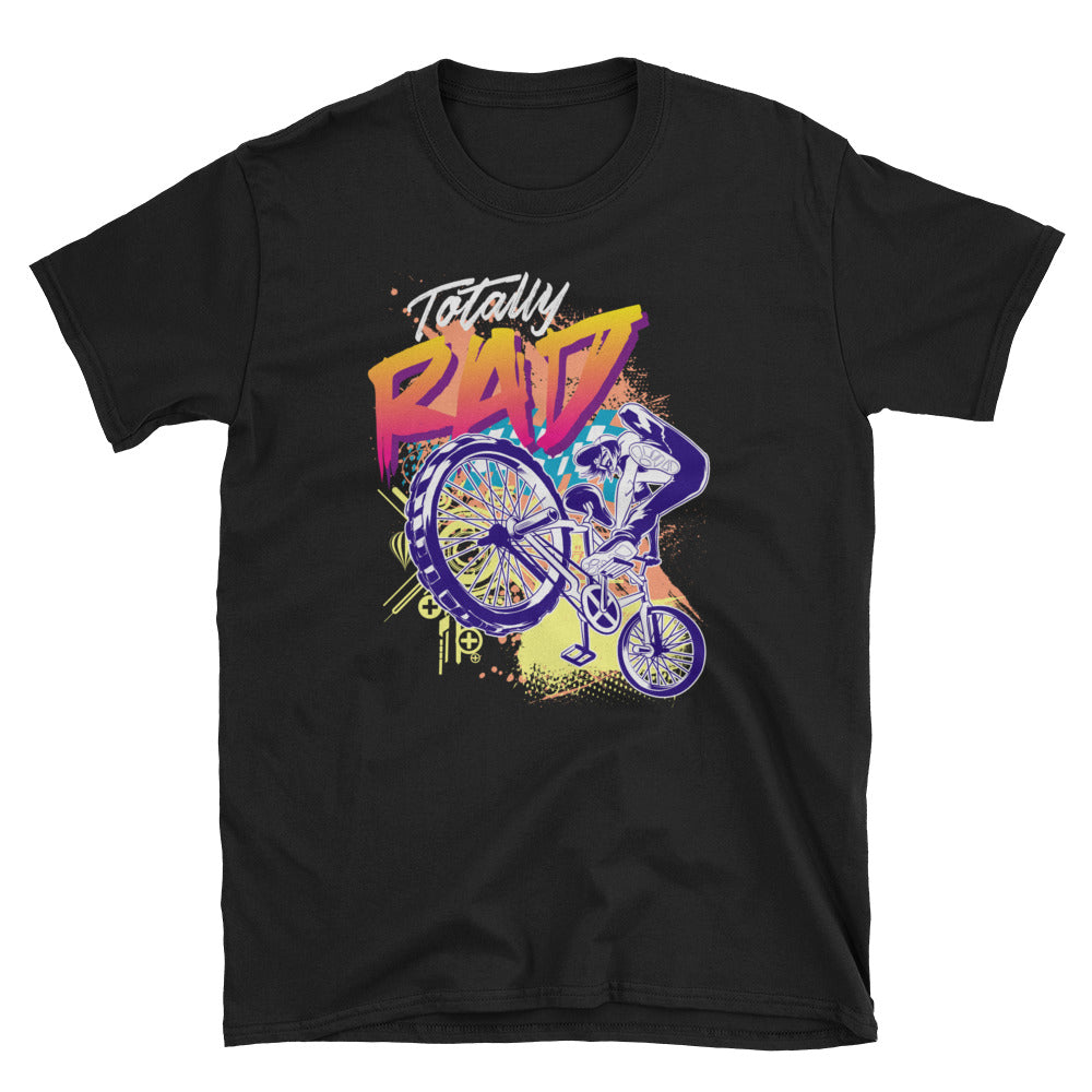 Totally Rad 80's BMX Bike Short-Sleeve Unisex T-Shirt - Styleuniversal