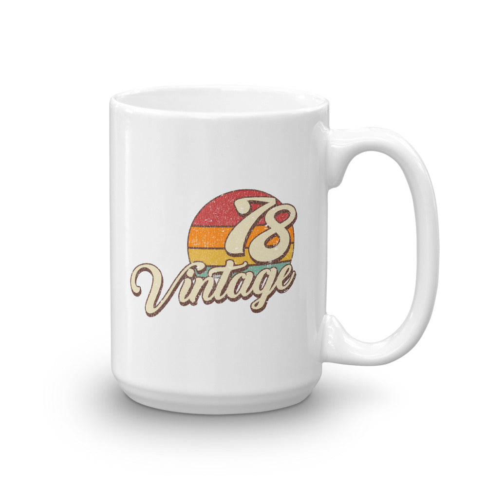 Vintage 1978 Birthday Mug - Styleuniversal