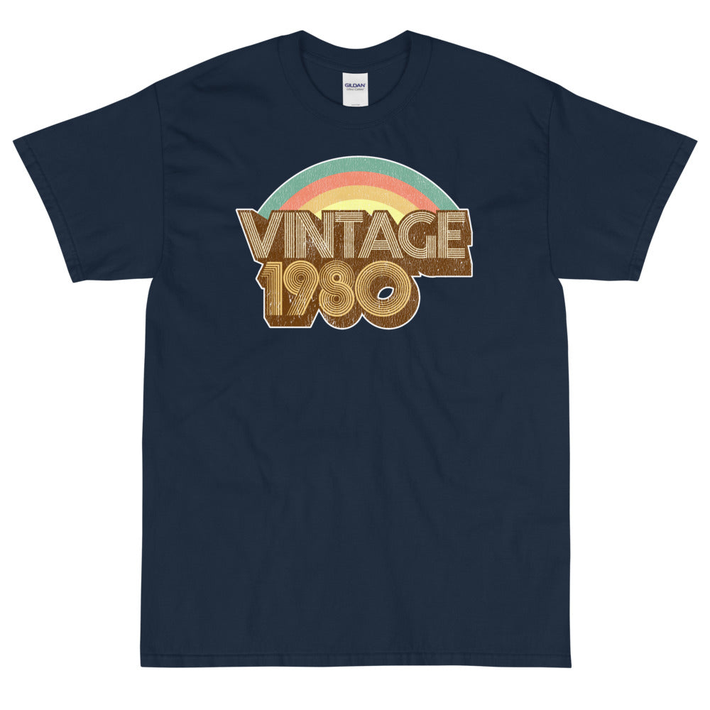 Vintage 1980 Distressed Short Sleeve T-Shirt