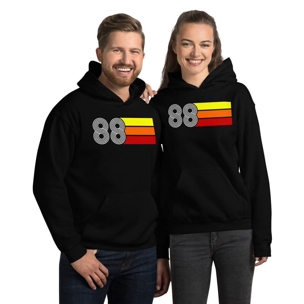 Retro Expo 1988 Men's Women's Unisex Hooded Sweatshirt