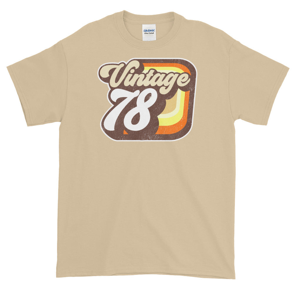 Vintage 1978 Retro Birthday Short-Sleeve T-Shirt - Styleuniversal