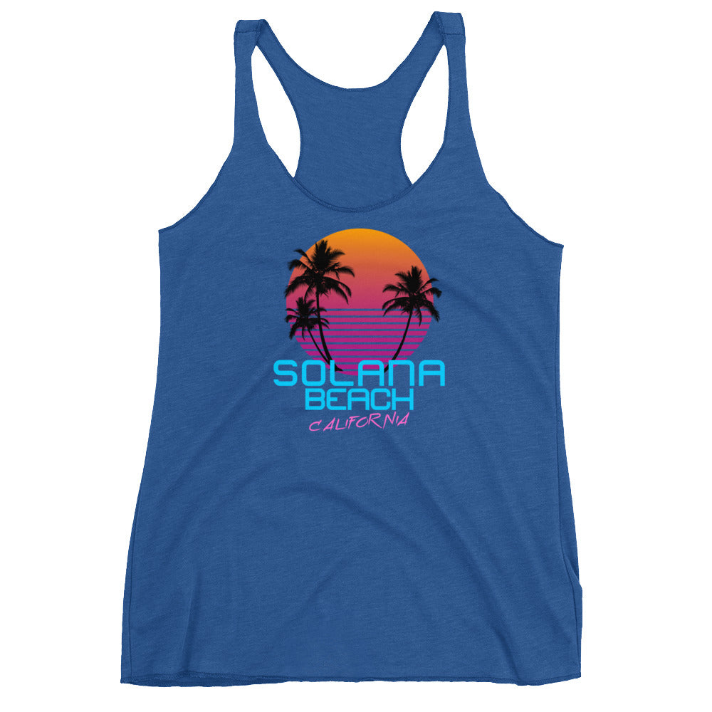 Solana Beach California Women's Racerback Tank - Styleuniversal