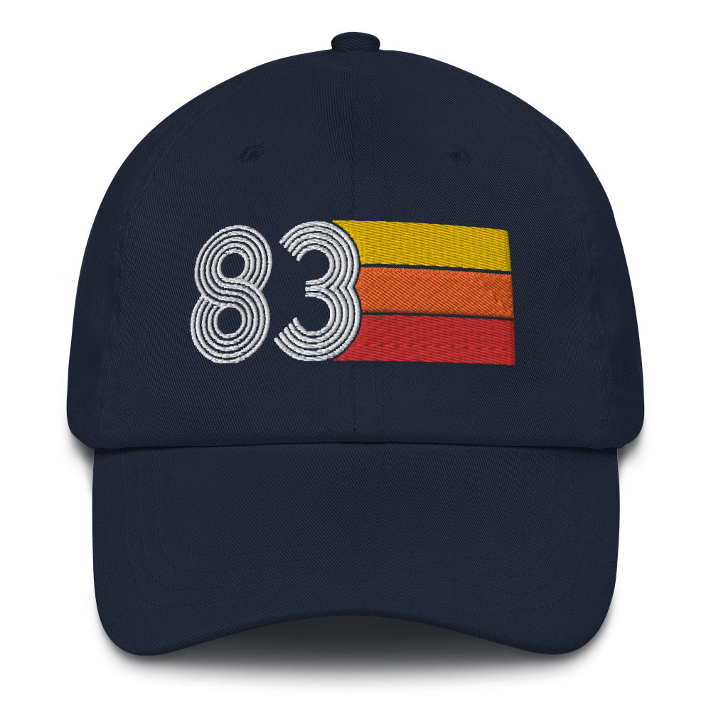 Retro Tri-Line 1983 Baseball Dad Hat