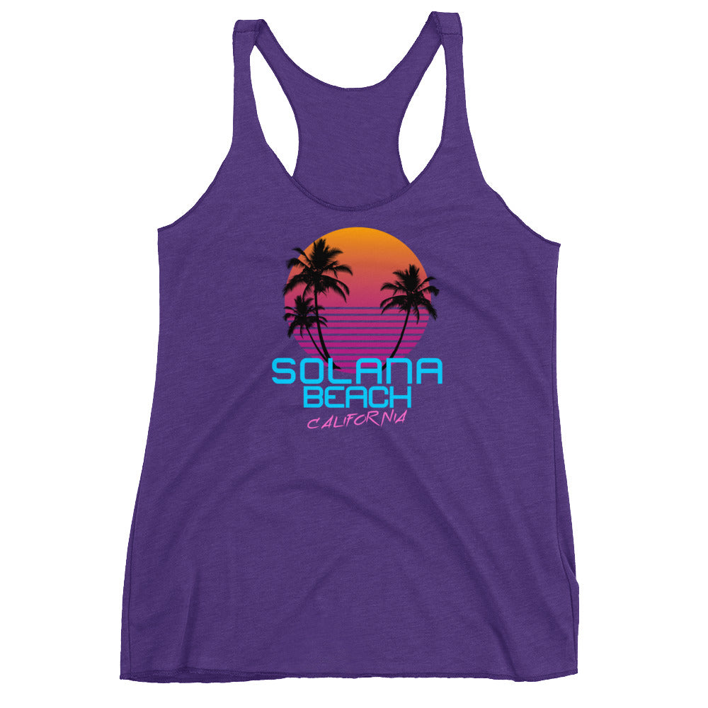 Solana Beach California Women's Racerback Tank - Styleuniversal