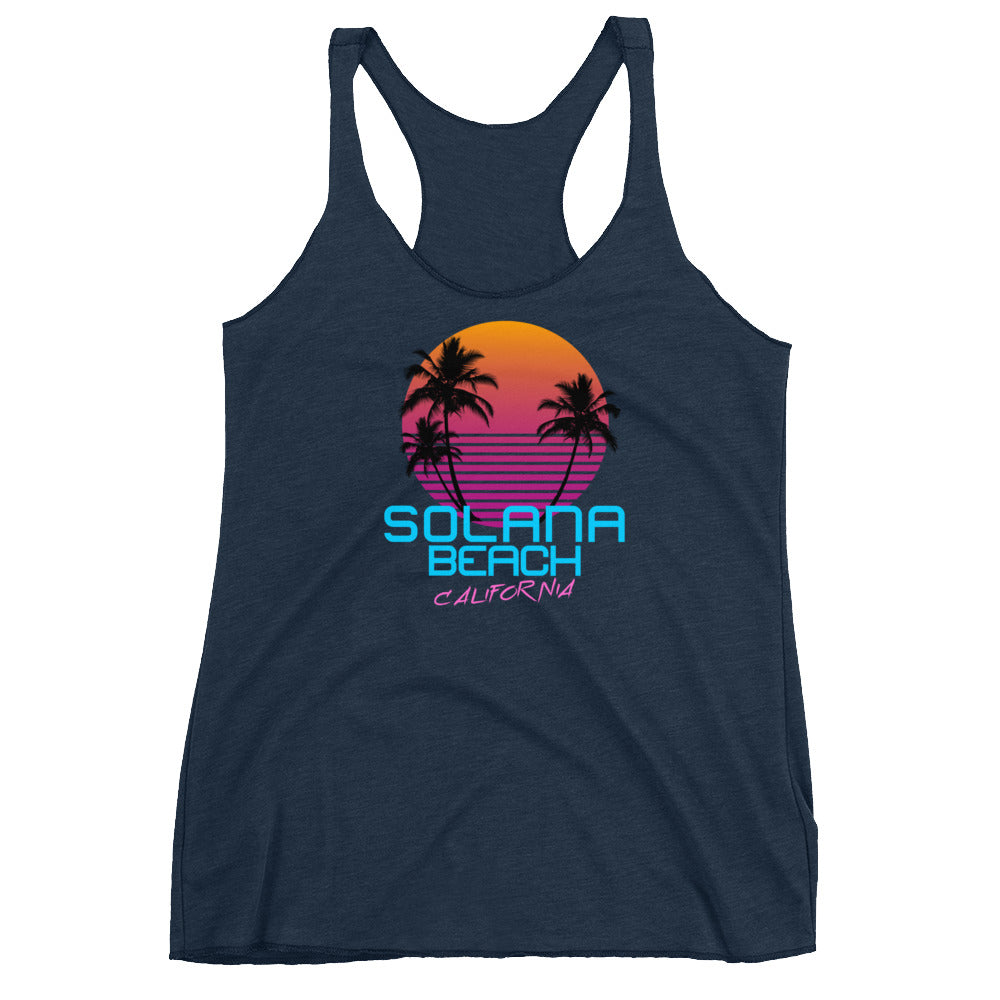 Solana Beach California Women's Racerback Tank - Styleuniversal