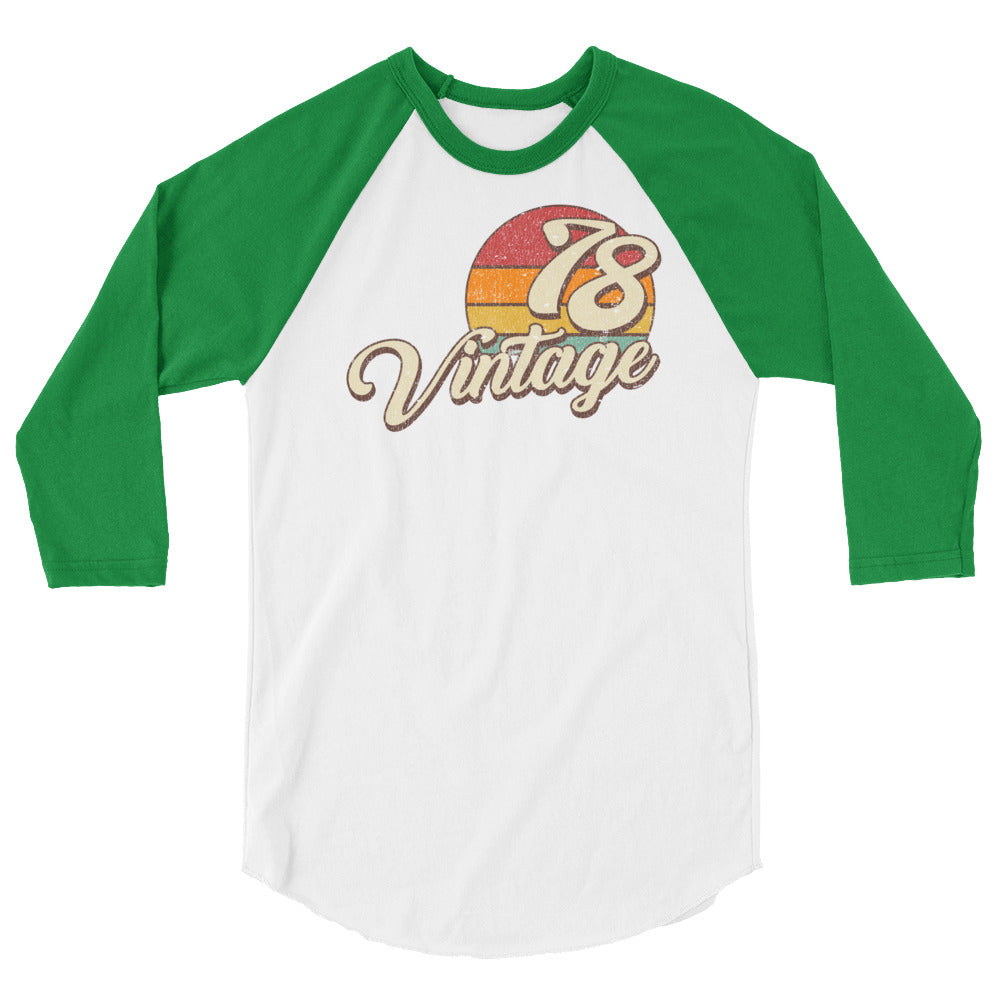 Vintage 1978 3/4 sleeve raglan shirt - Styleuniversal
