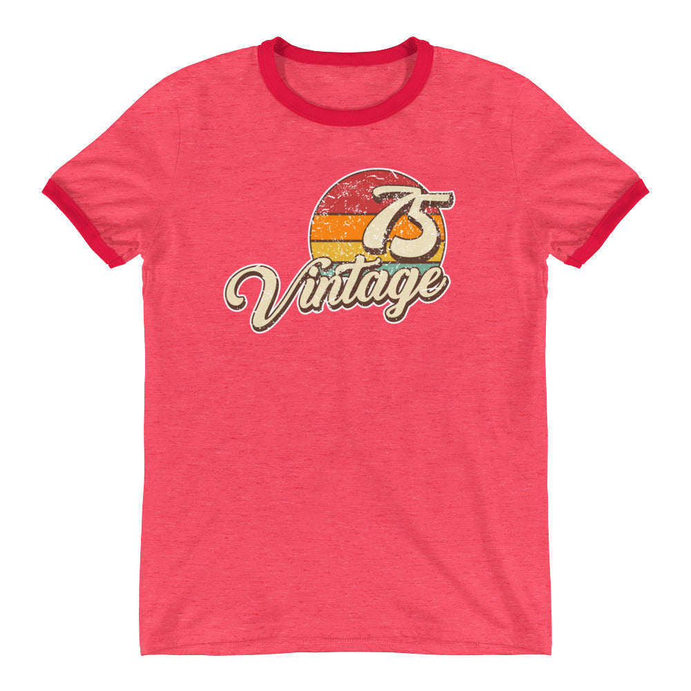 Vintage 1975 Retro Ringer T-Shirt