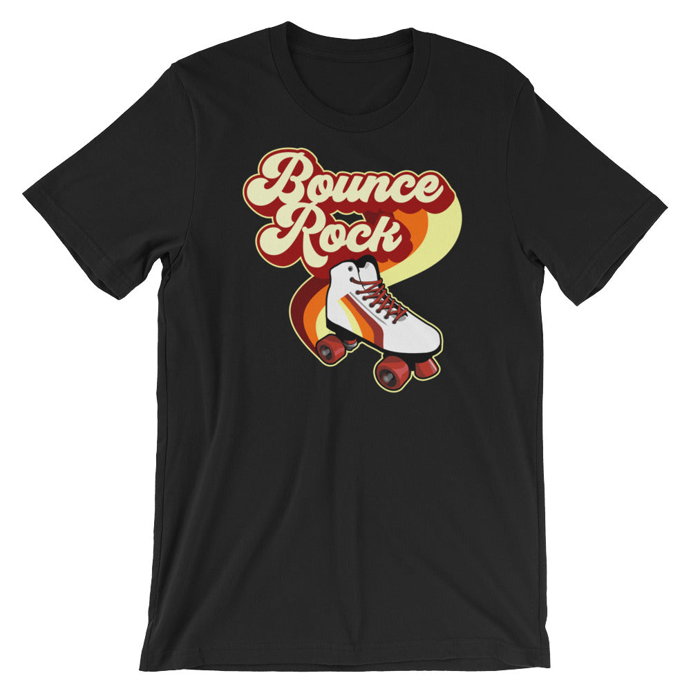 Bounce Rock Roller Skate 70's Disco Short-Sleeve T-Shirt - Styleuniversal