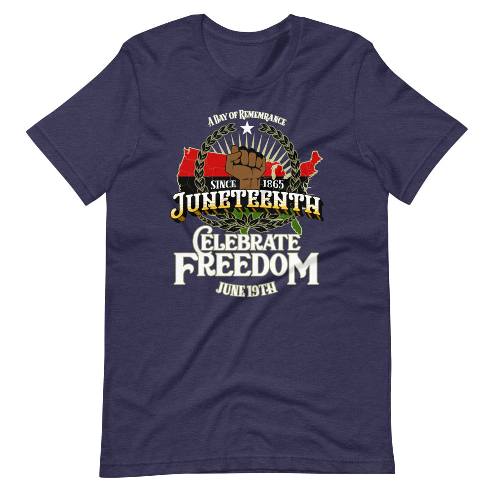 Juneteenth Celebrate Freedom Short-Sleeve Unisex T-Shirt