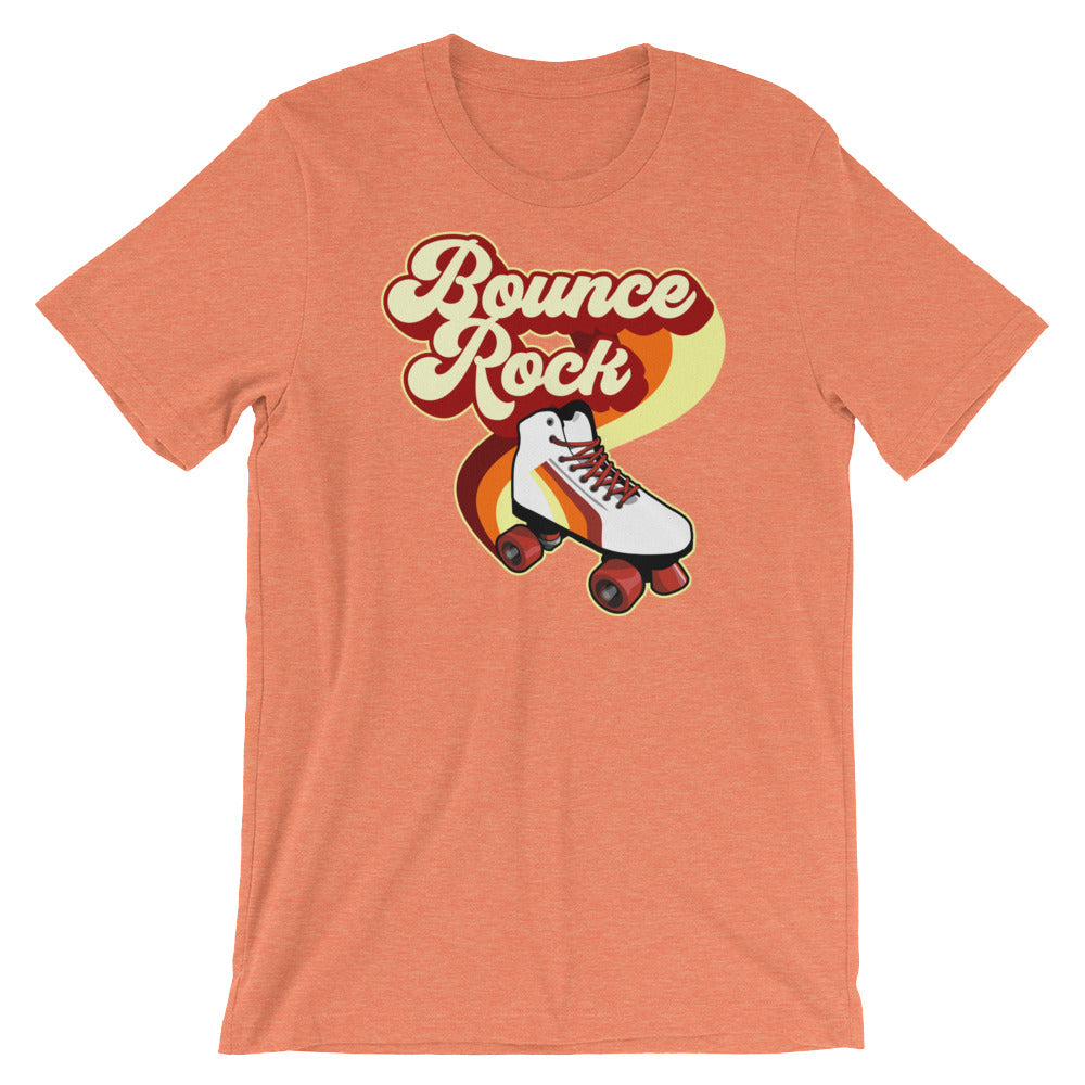Bounce Rock Roller Skate 70's Disco Short-Sleeve T-Shirt - Styleuniversal