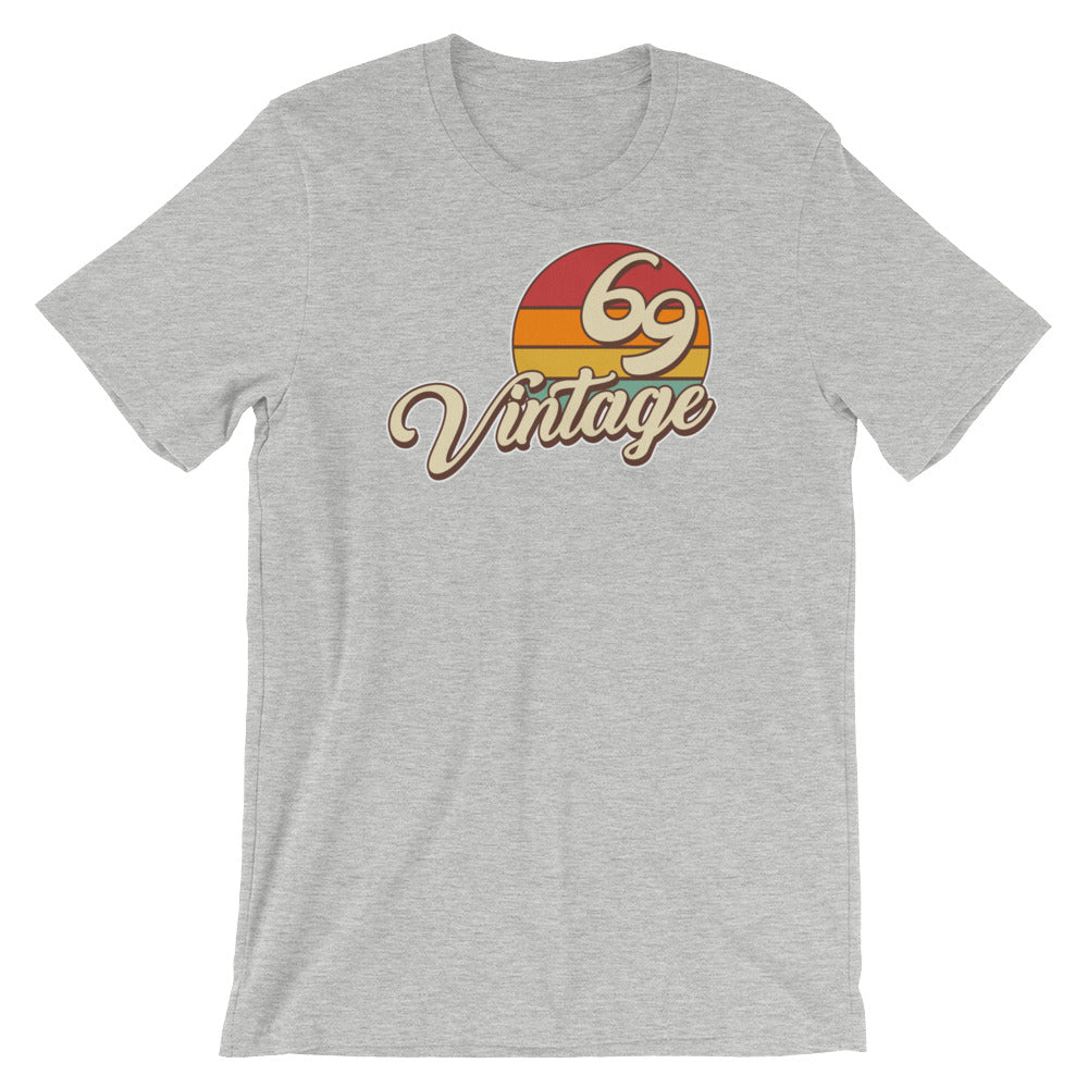 Vintage 1969 50th Birthday Men's Women's Short-Sleeve Unisex T-Shirt