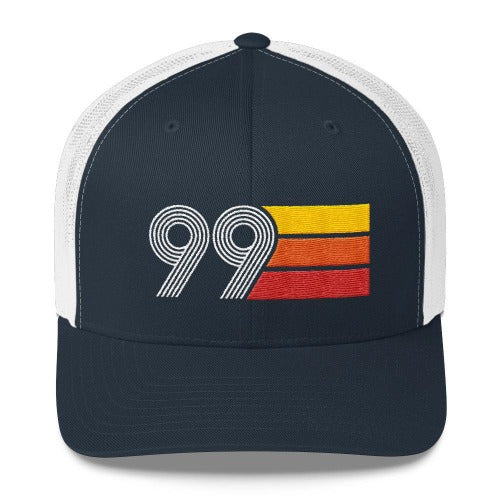 1999 trucker hat navy white
