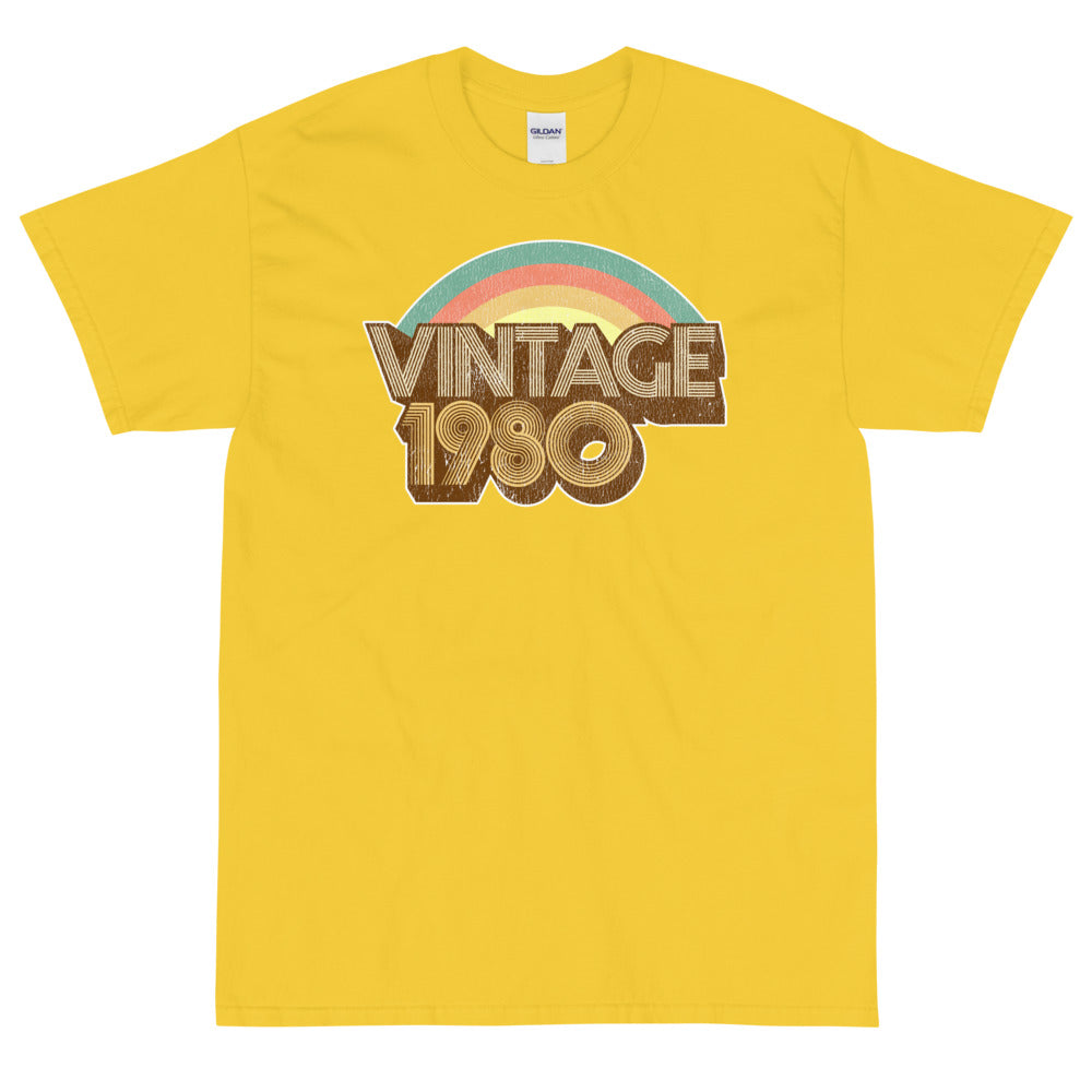 Vintage 1980 Distressed Short Sleeve T-Shirt
