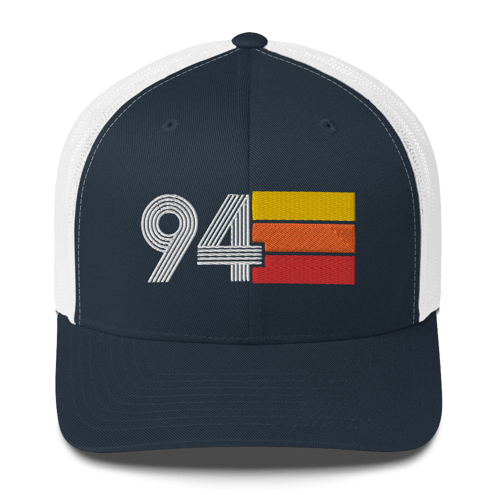 94 Number 1994 Birthday Retro Trucker Hat