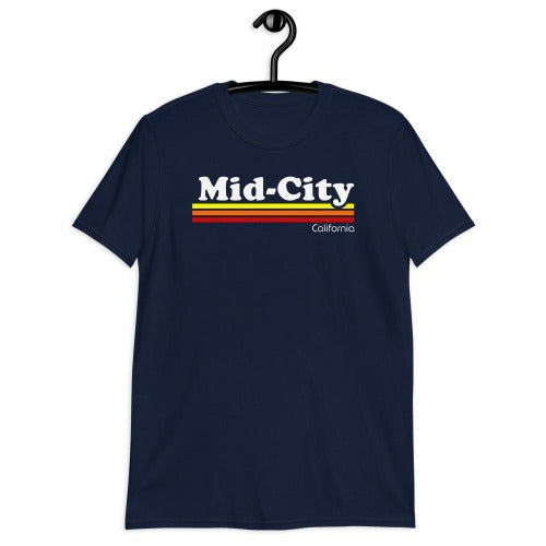 Mid-City Los Angeles California Short-Sleeve Unisex T-Shirt