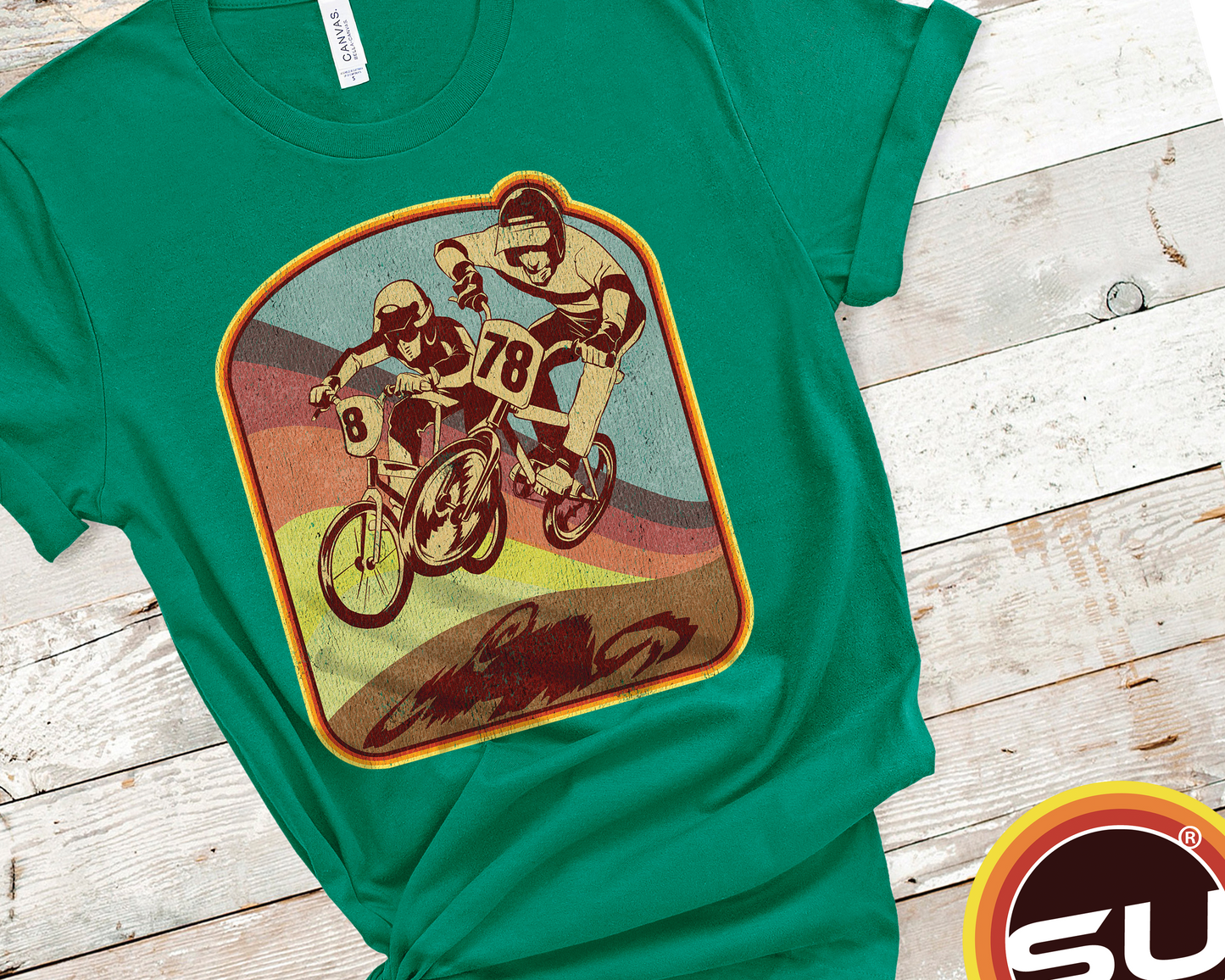 Vintage 80's Old School BMX Unisex T-Shirt