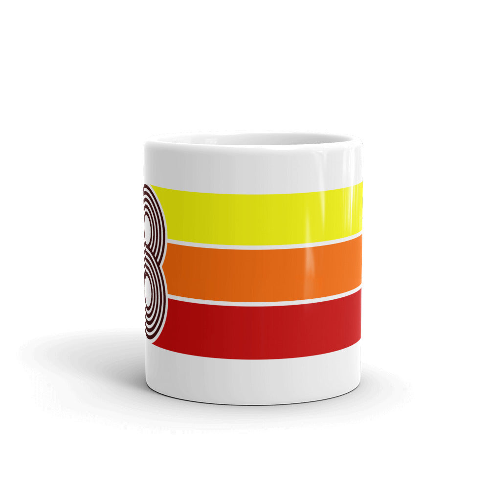 78 - 1978 Retro Tri-Line 11oz White Glossy Mug