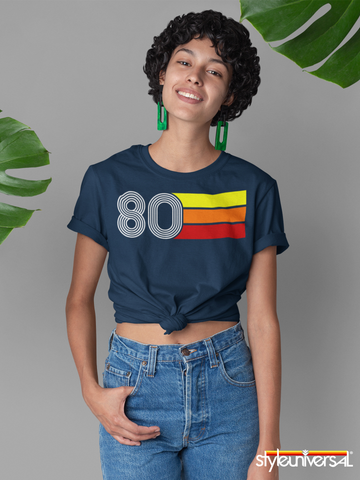 Retro Tri-Line Number T-shirts