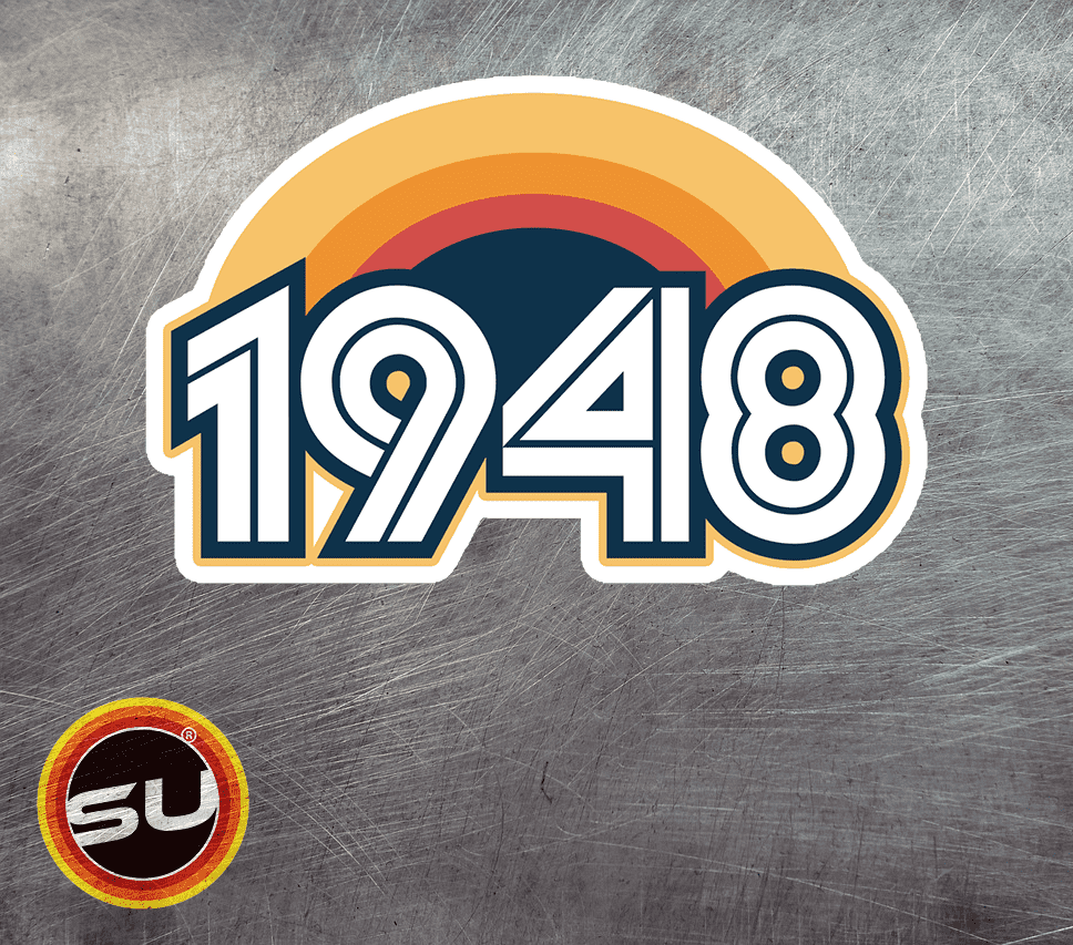 1948 Retro Sunset Magnet