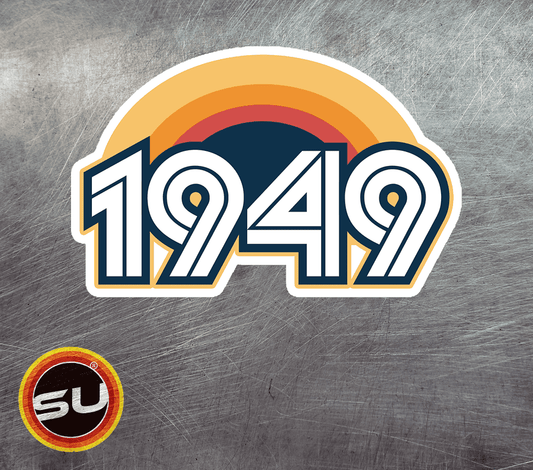 1949 Retro Sunset Magnet