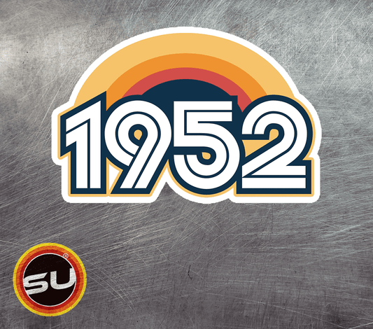 1952 Retro Sunset Magnet