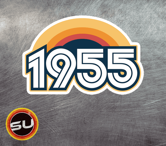 1955 Retro Sunset Magnet