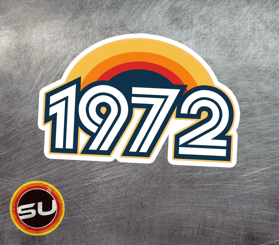 1972 Retro Sunset Magnet