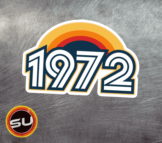 1972 Retro Sunset Magnet