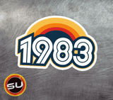 1983 Retro Sunset Magnet