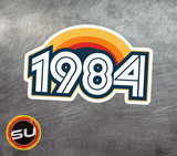 1984 Retro Sunset Magnet