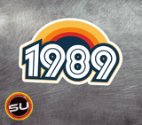 1989 Retro Sunset Magnet