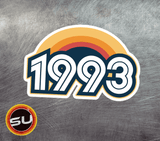 1993 Retro Sunset Magnet