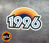 1996 Retro Sunset Magnet