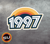 1997 Retro Sunset Magnet