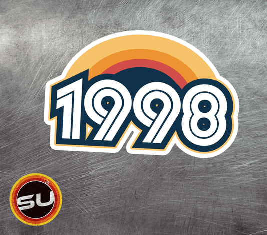 1998 Retro Sunset Magnet