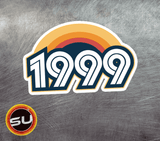 1999 Retro Sunset Magnet