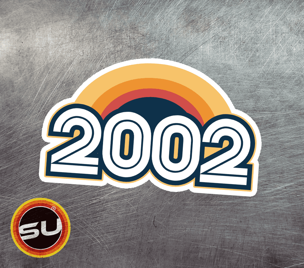 2002 Retro Sunset Magnet