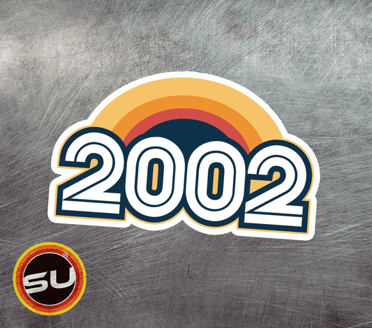 2002 Retro Sunset Magnet
