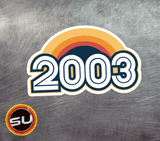 2003 Retro Sunset Magnet