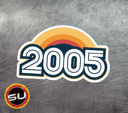 2005 Retro Sunset Magnet