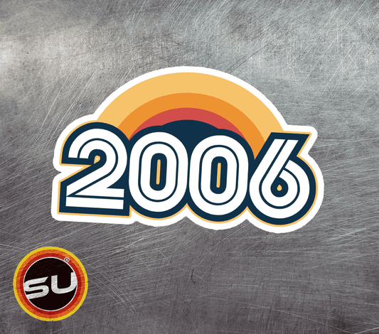 2006 Retro Sunset Magnet