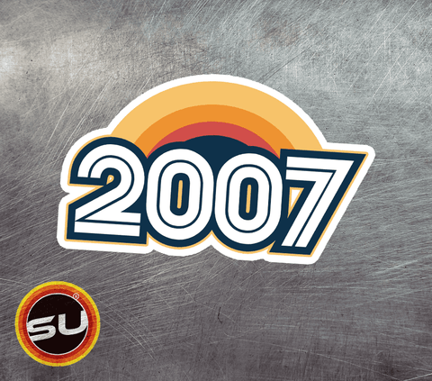 2007 Retro Sunset Magnet