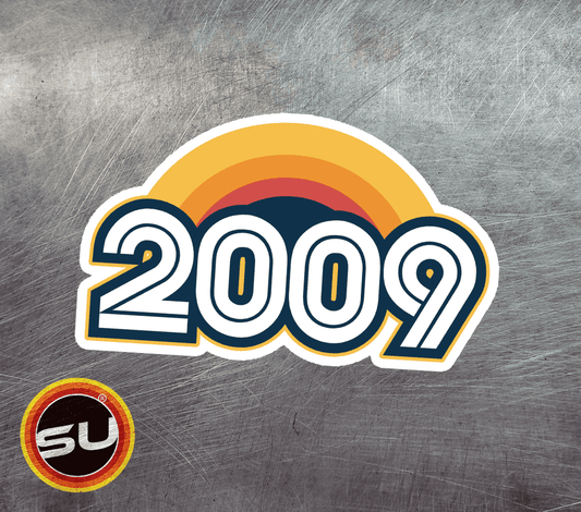 2009 Retro Sunset Magnet