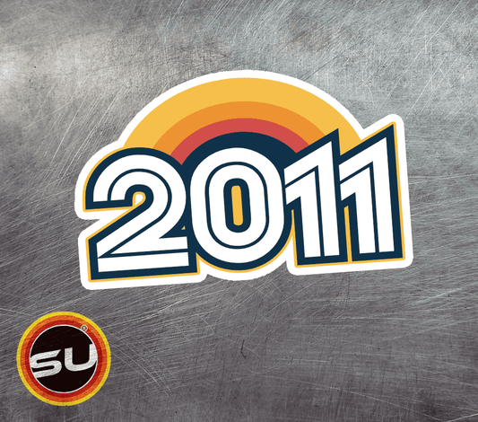 2011 Retro Sunset Magnet