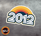 2012 Retro Sunset Magnet