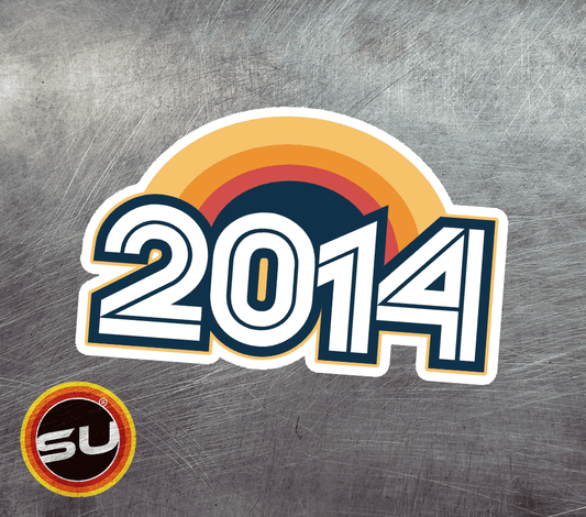 2014 Retro Sunset Magnet