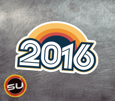 2016 Retro Sunset Magnet