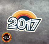 2017 Retro Sunset Magnet