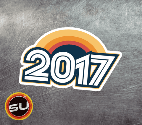 2017 Retro Sunset Magnet